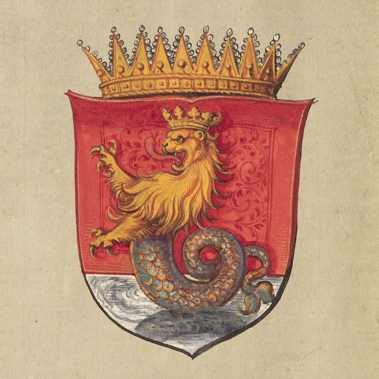 Attributed coat of arms: Dardanus, son of Zeus, king of Troy.