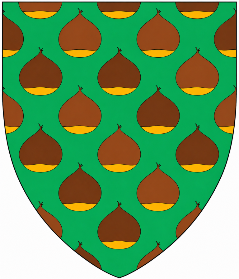 Coat of Arms of Castagneto (Teramo), designed by Dario Scaricamazza